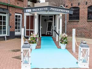Zalenverhuur´t Prikkewater Packhuys Partycentrum in Vlaardingen