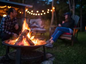 Vergaderen met overnachting in Forest Cabins Drents Friese Wold: ultieme kampvuurgevoel